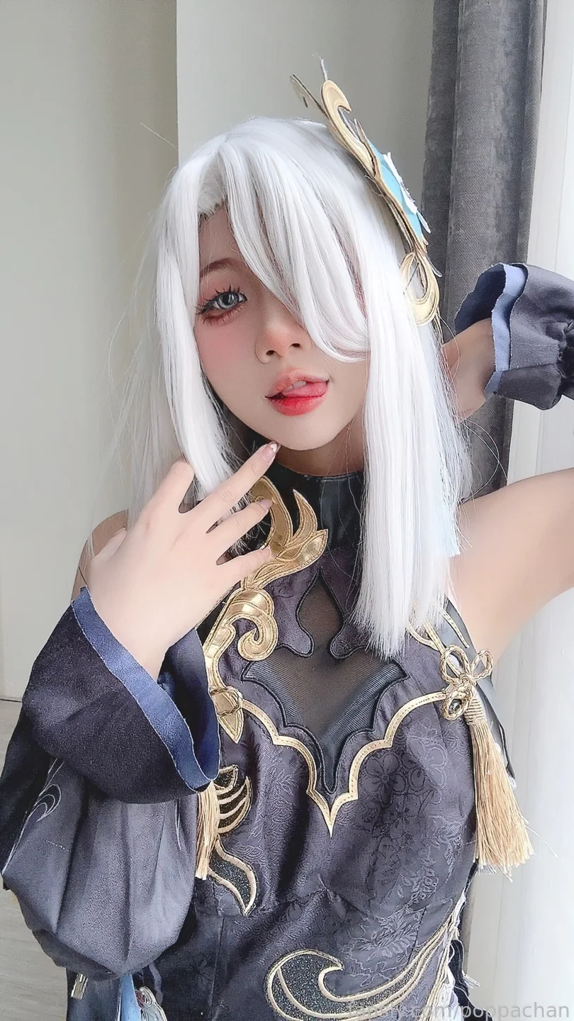 PoppaChan - Shenhe [28P-298MB] tg@simisebaisi 【丝足阁】006.webp